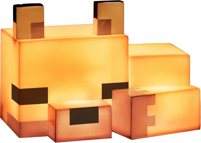Veilleuse renard mignonne douce lueur orange décoration et lampe de bureau pour salle de jeux ou chambre denfants et
