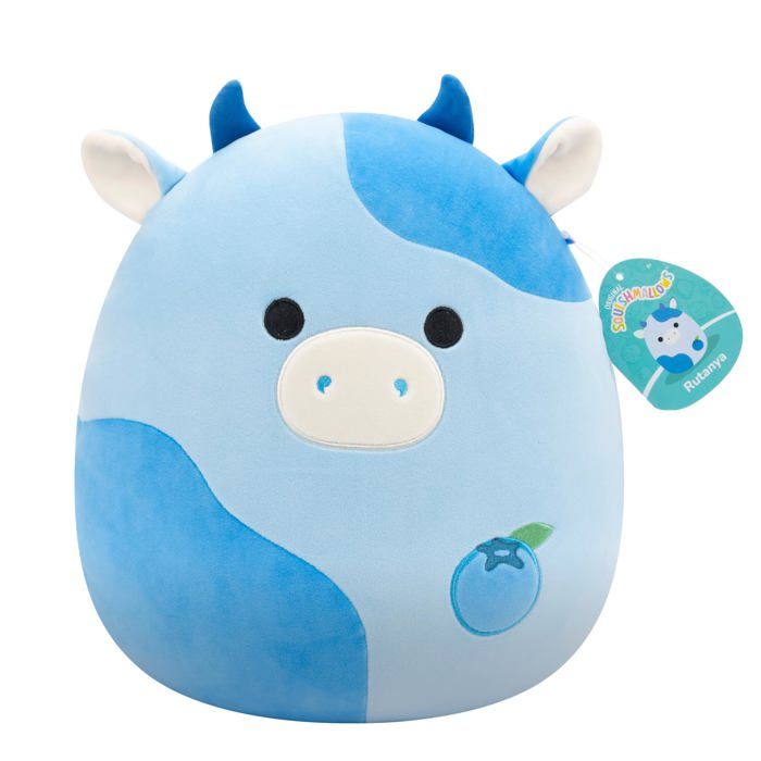 Peluche - Squishmallows - Rutanya - 30 cm - Bleu - Mixte - À partir de 3 ans