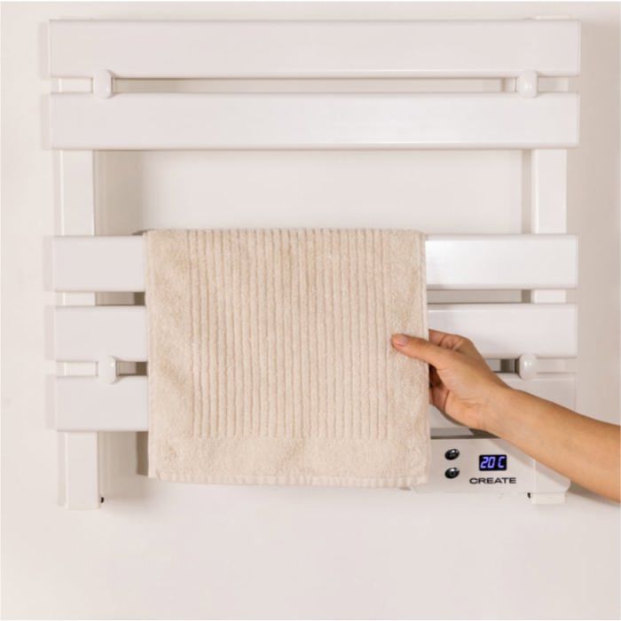 Porte-serviette électrique - Warm Towel Mini - 150W - Aluminium - Programmable - IP24