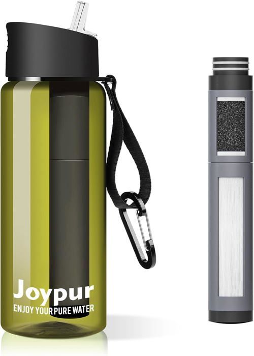 Gourde filtrante eau non potable Bouteille d'eau extérieure avec filtre — free download