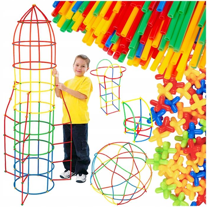 Kit De Construction Carton 124 Pièces - Bricolage Créatif Enfants Avec Outils Et Vis - Apprentissage Ludique