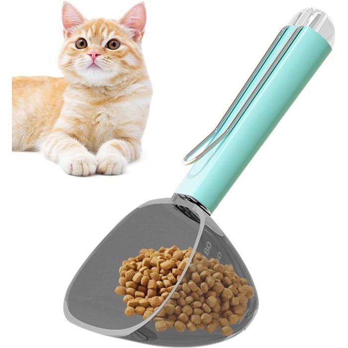 Pelle à nourriture pour chien cuillère doseuse Tasse à mesurer multifonctionnelle pour croquettes aliments s PINCE DE NOURRISSAGE