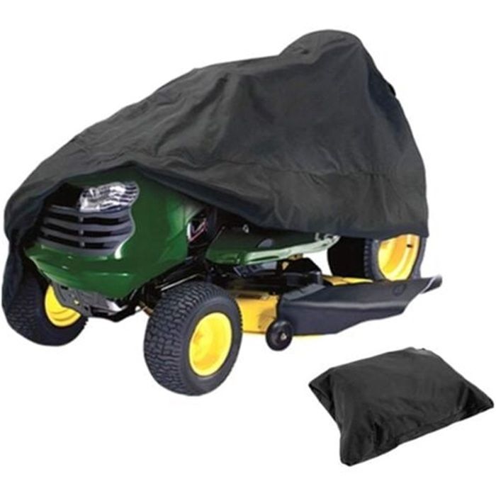 Housse De Protection Pour Tondeuse à Gazon - 193x108x66cm, Polyester 210D, Imperméable UV - Avec Cordon De Serrage, La Plupart Des Modèles