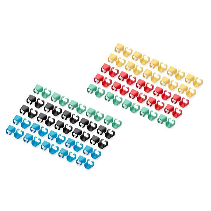 Color Cable Clips Clips de Couleur pour Câbles RJ45 - DIGITUS - A-CC-M - Organisation ...