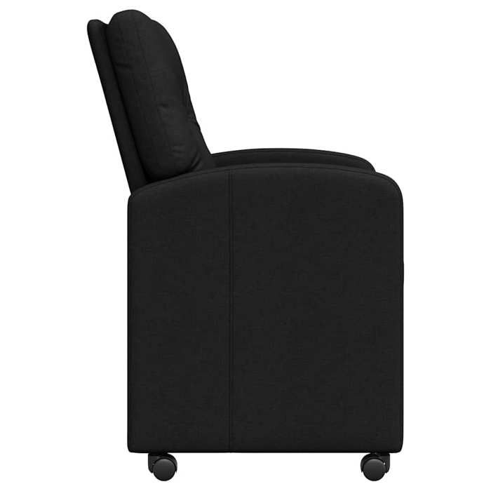 TOP 2026 Chaises de Salle à Manger avec Roues 2 pcs - 2 PLACES - Meuble de cuisine - Noir 57 x 67 x 95 cm ccc1893