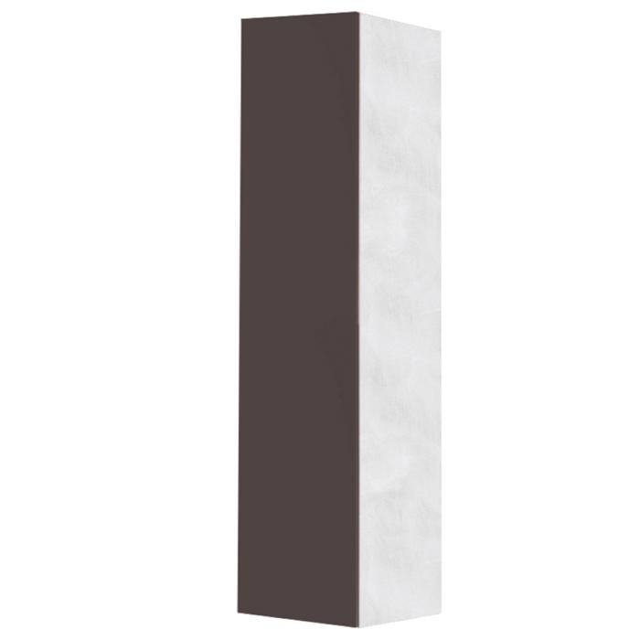 Colonne porte balai en bois avec 1 porte graphite et structure grise Colonne porte balai en bois avec 1 porte graphite et structure grise