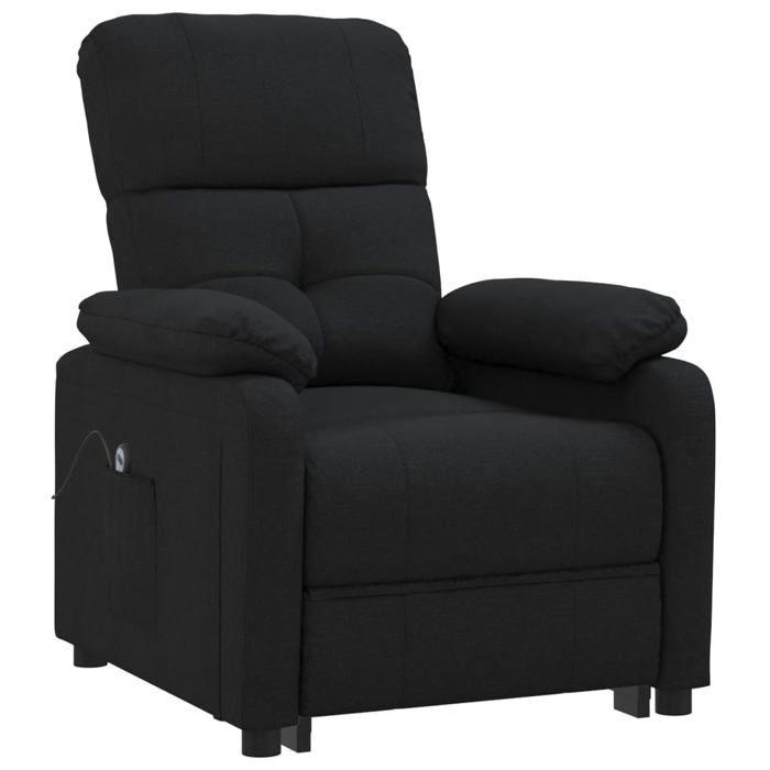Best2026@Fauteuil inclinable électrique SHIELDPRO® - dossier réglable - inclinaison automatique - Noir Tissu4826