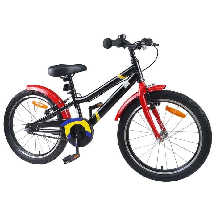 vidaXL Vélo pour Enfants 22 Pouces pour Les Enfants de 7 à 12 Ans, Vélo Classique pour Enfants, pédales adaptées, sécurité Avant Tout, Parfait pour Les Mini Cyclistes
