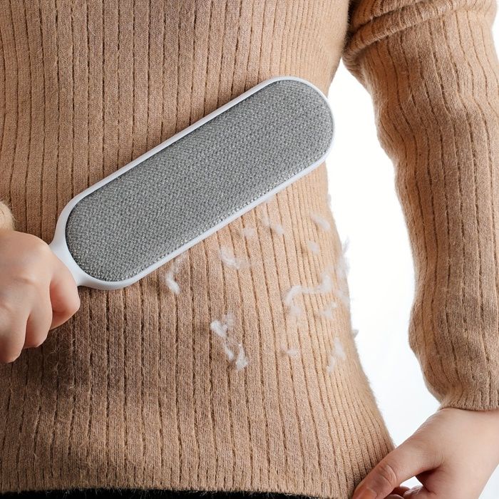 1x Brosse réutilisable double face pour poils danimaux – Brosse électrostatique anti-peluches et anti-poussière