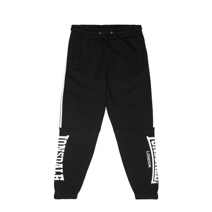 Pantalon de jogging Lonsdale Thropton - black/white Pantalon de jogging Lonsdale Thropton - black/white