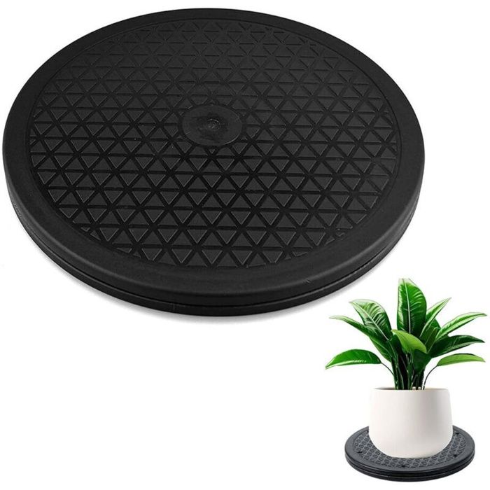 Plateau tournant de 30 cm plateau rotatif manuel à 360° avec roulements à billesobjets dartisanat et plantes