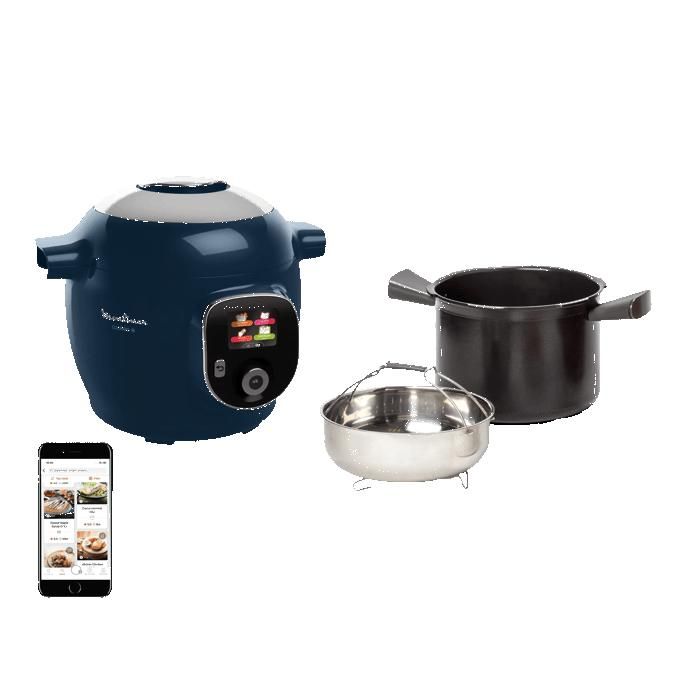 RECONDITIONNÉ Moulinex Cookeo Multicuiseur 150 recettes Rapide 6 L 6 personnes Bleu CE851410-RA