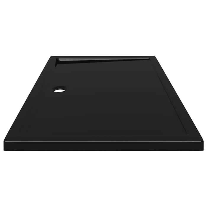 Receveur de douche rectangulaire ABS Noir 80x120 cm_2 ans garantie_46166