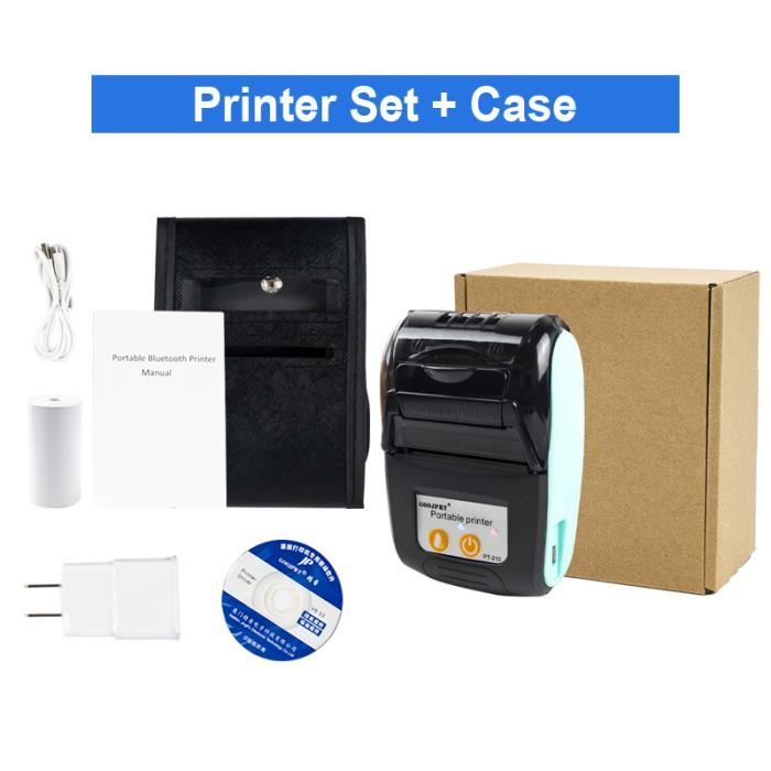 Imprimante De Reçus Bluetooth Bewinner - Mini Imprimante Thermique Portable Pour Restaurant Et Commerce