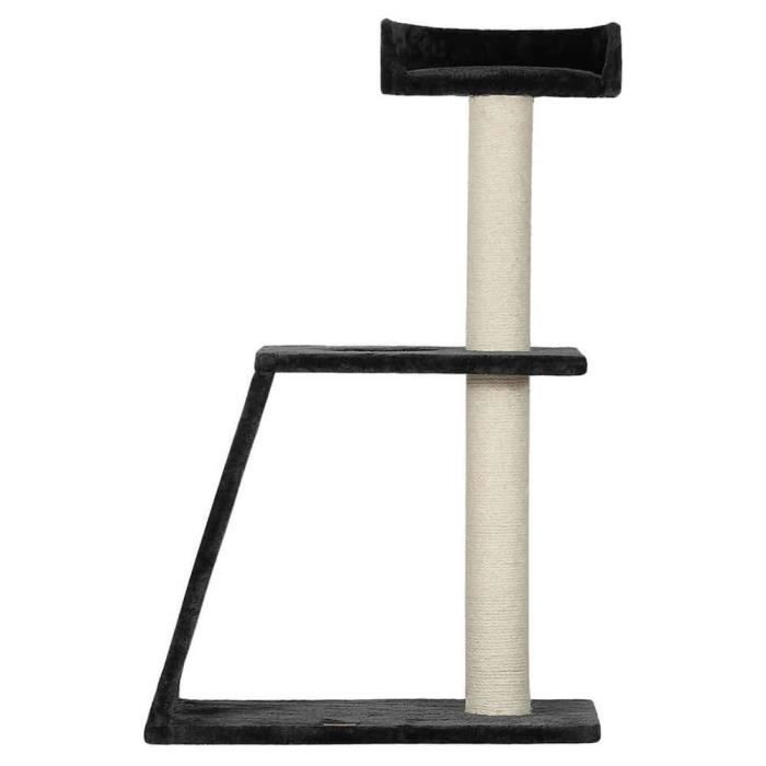 Arbre A Chat Pan Inclinee Animalis Noir Cdiscount Animalerie Arbre A Chat Pan Inclinee Animalis Noir Cdiscount Animalerie
