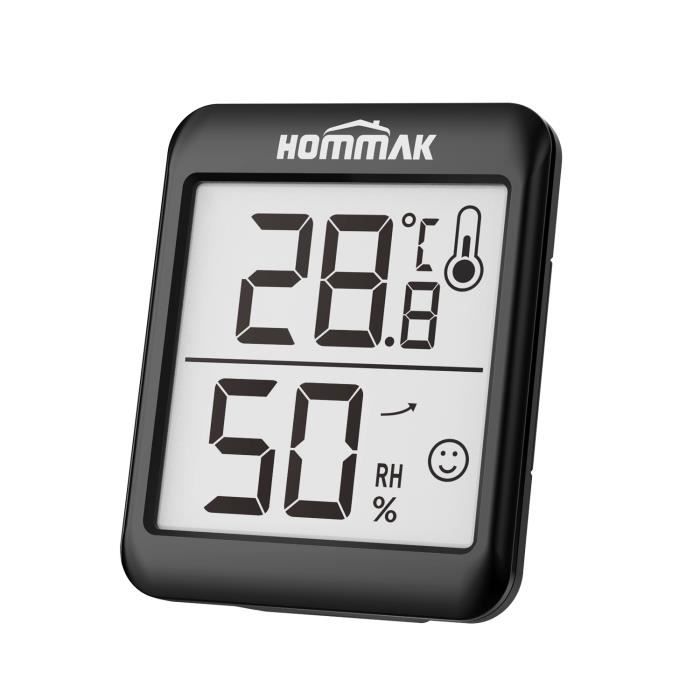 Mini thermomètre hygromètre, jauge d'humidité numérique, tendances
