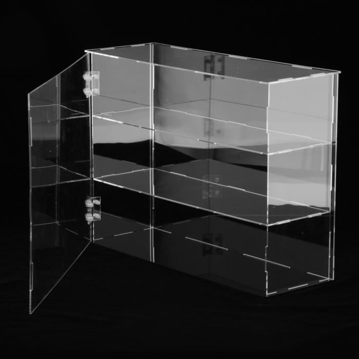 Acrylique Transparent 3-5 Niveaux Présentoir Étagère vitrine pour Action Figure Jouet Cosmétique Nouveau