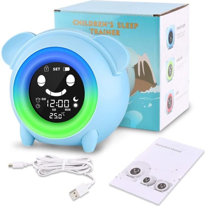 leninismo Humorístico Hostil Lampe Réveil Enfant,5 Couleurs Lumière Jour/Nuit ,Veilleuse et Rappel de Musique, Affichage de Heure et Température Intérieure - Cdiscount Electroménager leninismo Humorístico Hostil Lampe Réveil Enfant,5 Couleurs Lumière Jour/Nuit ,Veilleuse et Rappel de Musique, Affichage de Heure et Température Intérieure - Cdiscount Electroménager