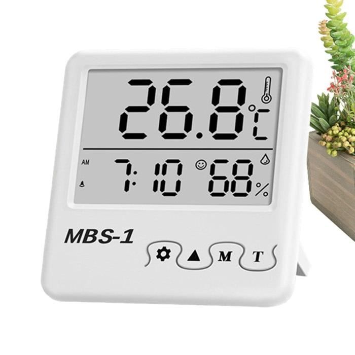 Thermomètre Hygromètre Intérieur Trafika Avec Sonde 2,5m - Grand Écran LED Vert Pour Culture Indoor