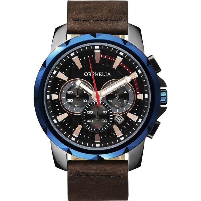 Montre Homme Chronographe GFF - Quartz, Neuve Sans étiquette, Style Sportif Ou Classique