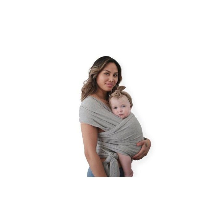 Echarpe de portage porte bebe Mushie gris Cdiscount Puericulture Eveil bebe