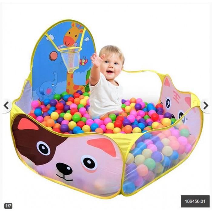 Version Jaune Manege Pour Le Bebe Enfants Garcons Filles Ocean Balle Fosse Piscine Jeu Arene Jouer Tente Avec Panier De Basket Un Cdiscount Puericulture Eveil Bebe