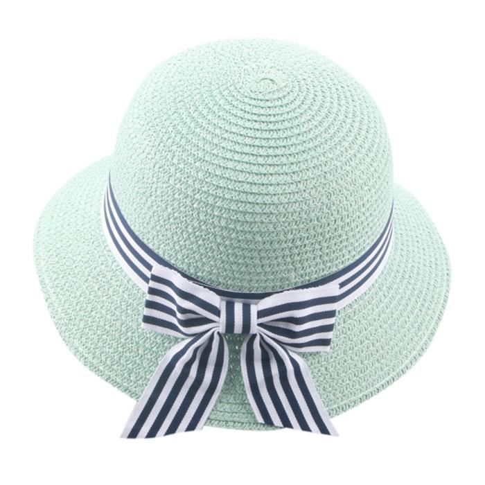 Ete Bebe Chapeau Enfants Respirant Chapeau Chapeau De Paille D Enfants Chapeau De Filles De Garcon Chapeaux Qt6102 Cdiscount Pret A Porter