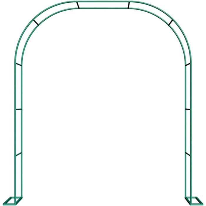 Arche de jardin pour plantes grimpantes, grande pergola en métal, design durable pour les