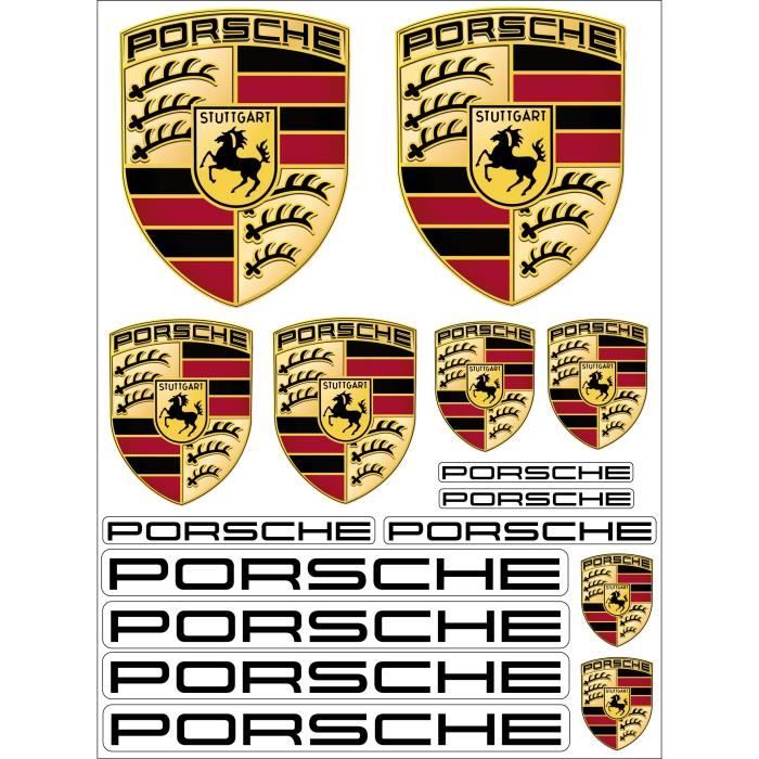 Lot De 4 Autocollants Sport Auto - Yacco, Porsche, Ligier Gitanes - Vintage France