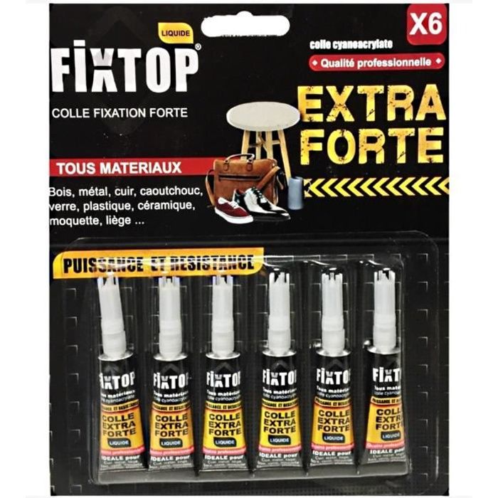 6 TUBES DE COLLE EXTRA FORTE TOUSW MATERIAUX BOIS METAL PVC BRICOLAGE Cdiscount Bricolage