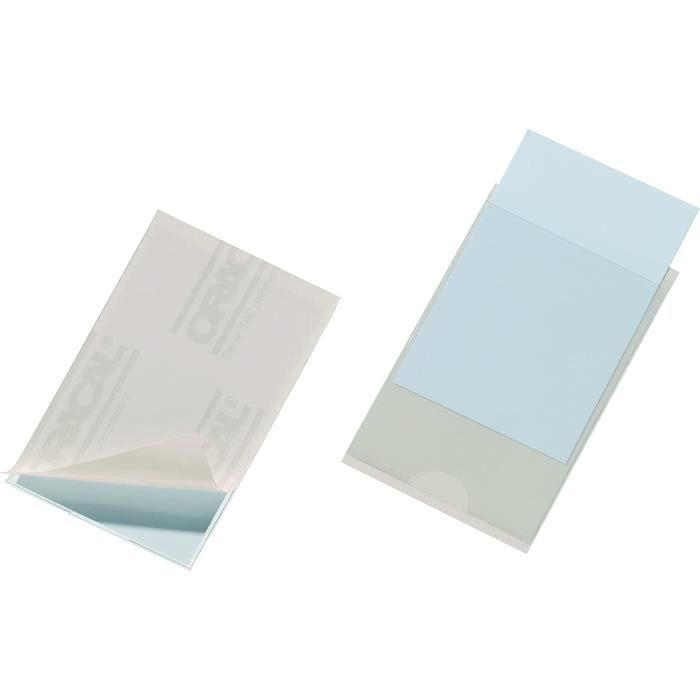 Lot De 36 Pochettes Auto-adhésives Pour Cartes 3x5 Pouces - Porte-étiquettes Plastique Transparent - Neuf