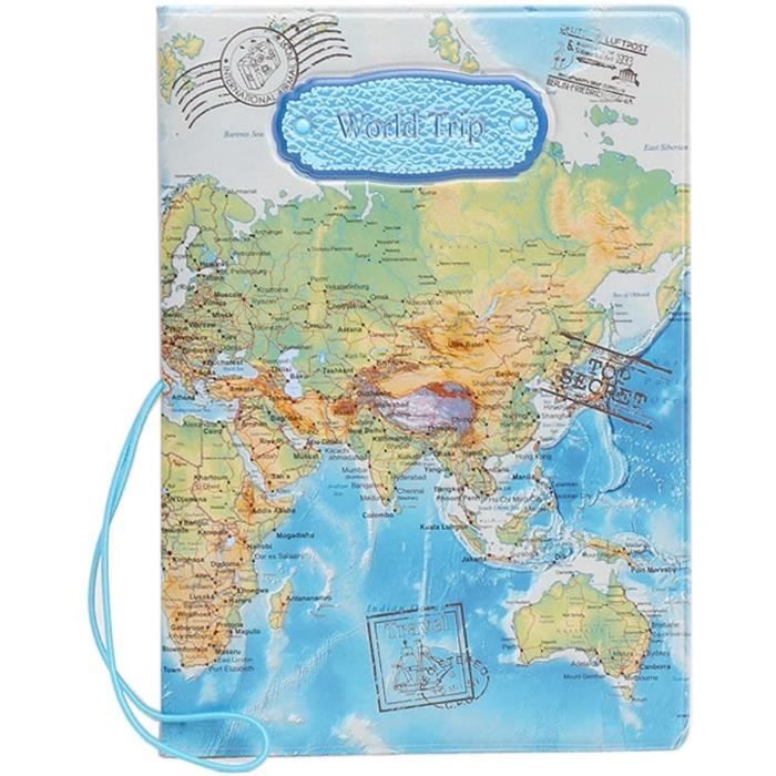pour Pochette/Passeport/ Papiers didentité/Cartes/ Billet/Monnais/ Document Fuchsia MMY-Organisateur de Voyage en Nylon Imperméable avec ferméture 