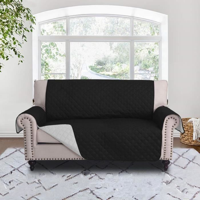 Happy Linen Company Couvre-lit matelassé réversible - Enfant - Motifs Dinosaures Mignons