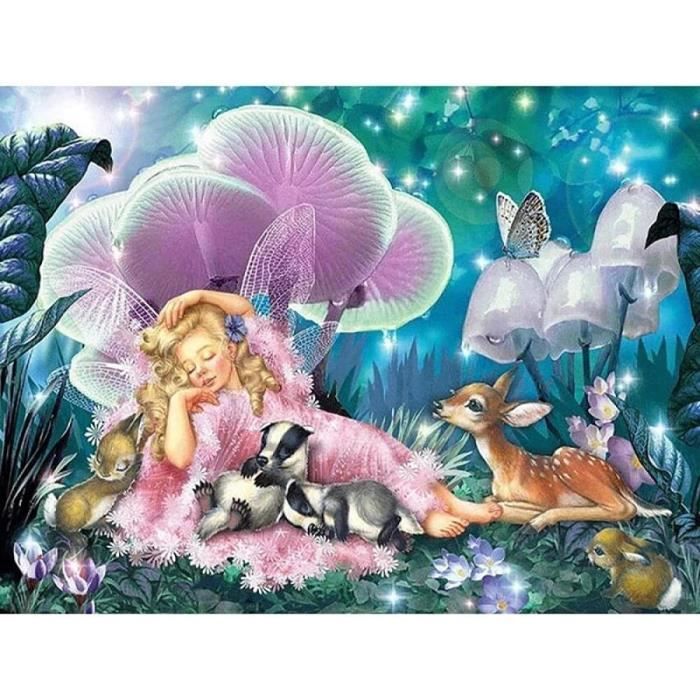 Diamond Painting Chat 30x40 Cm - Broderie Diamant Adulte, Loisir Créatif Décoratif