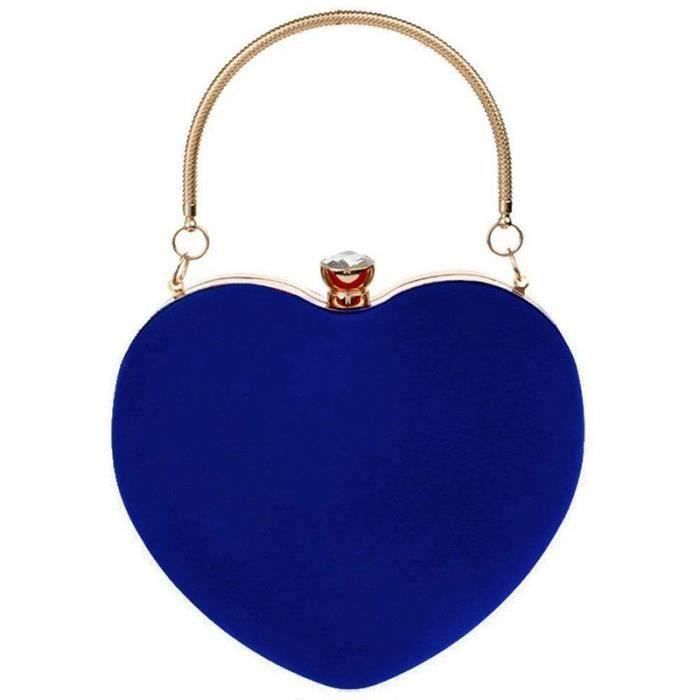 Sac Vintage Coeur Bleu
