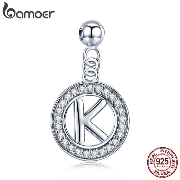 charms pandora lettre k charms pandora lettre k