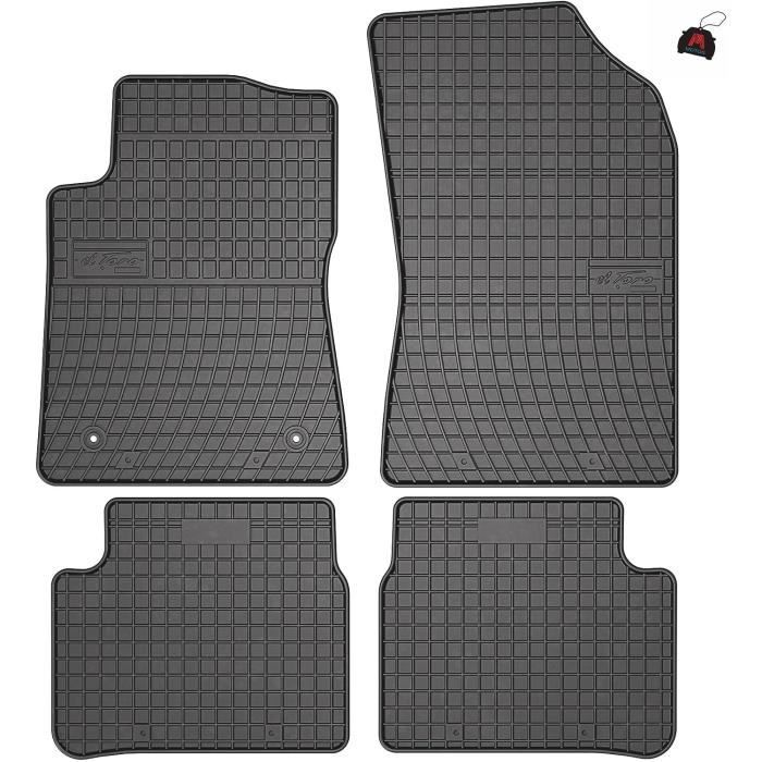Tapis De Sol Caoutchouc No.77 Pour Volkswagen Transporter T5 2003-2015 - Antidérapant Noir, Protection Tout Temps Et Confort Optimal