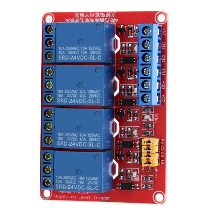 Module Relais 8 Canaux 5V Optocoupleur – Déclenchement Haut/Bas – Carte Relais Isolée Pour Arduino, Raspberry Pi, Domotique Et Projets DIY