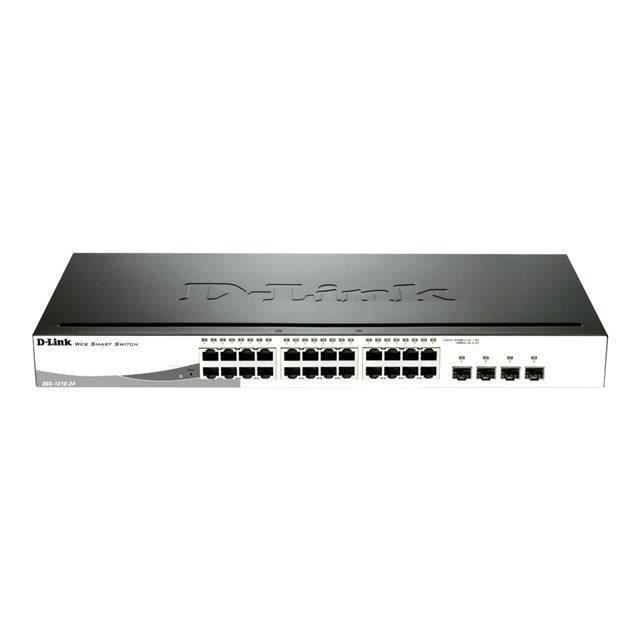 D-LINK Switch Smart 24 ports - DGS-1210-24P - 10/100/1000Mbps