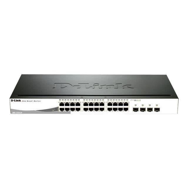 D LINK Switch Smart 24 ports DGS 1210 24P 101001000Mbps