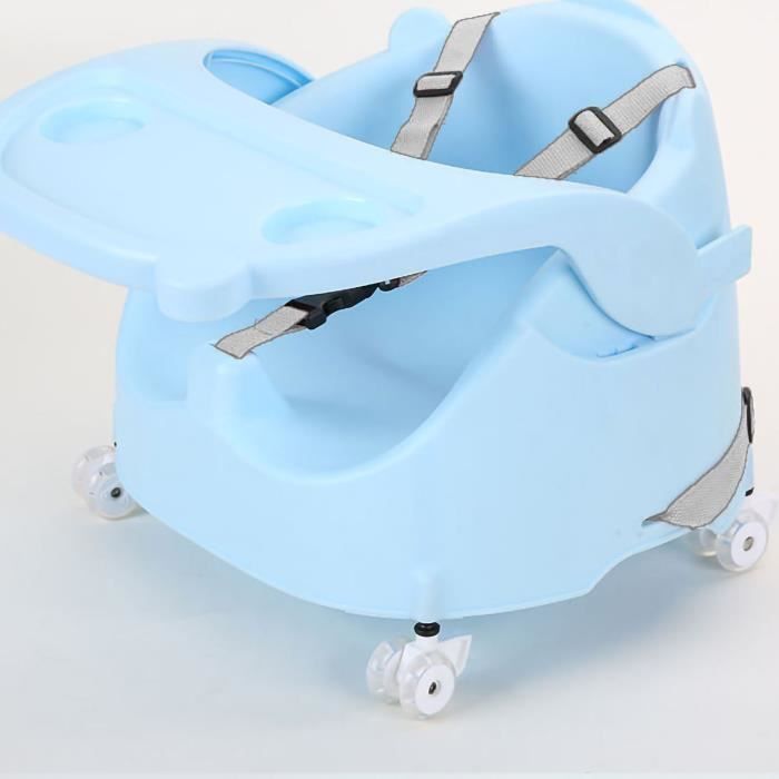 Chaise haute pour poupée bébé ROBUD, chaise haute de jeu avec ceinture de sécurité, accessoires de poupée bébé en bois blanc avec plateau mobile, convient aux poupées de 45,7-50,8 cm, WRP27