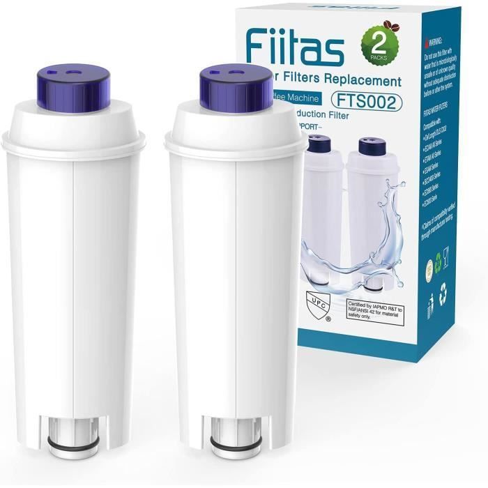 2 Pcs Fiitas FTS002 Filtre de Machine à Café pour Filtre Delonghi DLSC002,  Filtre à eau Compatible avec Magnifica S ECAM, ESAM, ETAM - Cdiscount  Electroménager