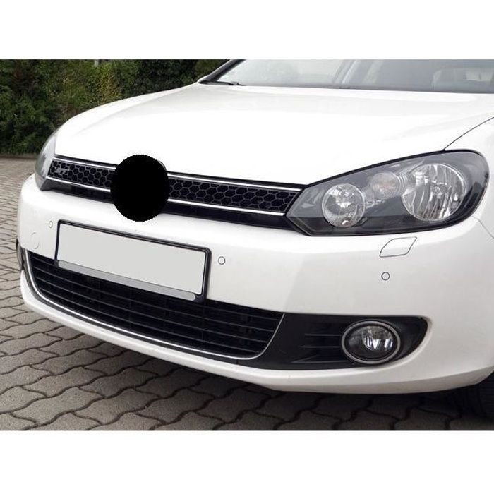 Calandre Sport Grille Nid D'abeille Noir Mat Sans Sigle Pour VW
