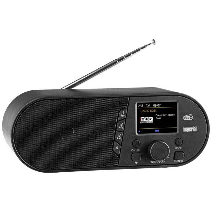 Dual MCR 200 Radio Internet - Dab+, FM, Bluetooth, WiFi - Portable Avec Batterie - Écran Couleur 2,4"