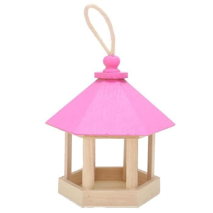 Esschert Design NK11 – Nichoir Céramique Orange Pour Mésanges Et Moineaux, 17 X 25 X 14 Cm