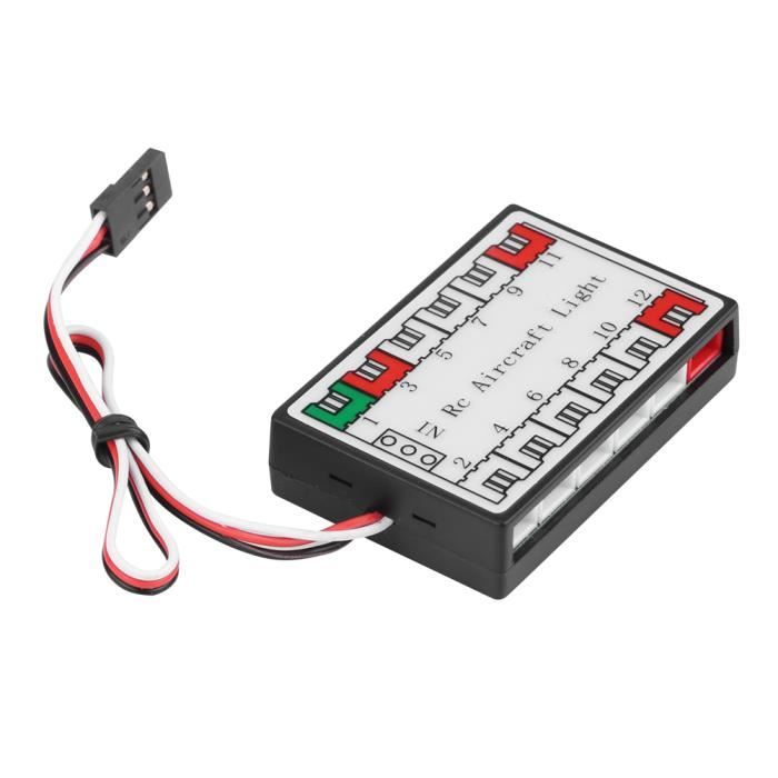 VGEBY Lampe clignotante RC Système D'éclairage RC, Kit de Système D'éclairage 12 LED Lumières