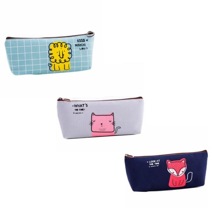 Grande Trousse à Crayons Avec Large Ouverture Zippée