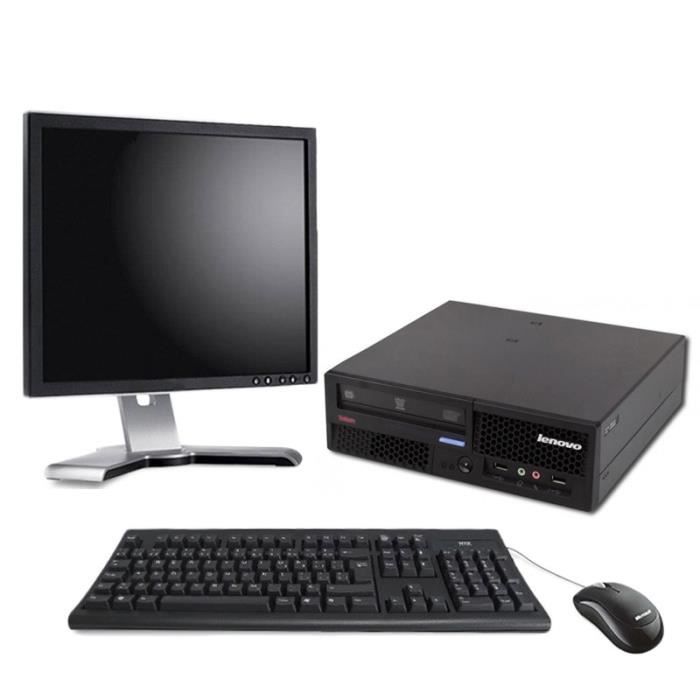Acheter PC de bureau - Lenovo Thinkcenter M58-7359-CTO Format USFF 25Ghz - 2 Go - 160 Go + Ecran 17 pouces Reconditionné - 199,00 € PC de bureau - Lenovo Thinkcenter M58-7359-CTO Format USFF 25Ghz - 2 Go - 160 Go + Ecran 17 pouces Reconditionné - Lenovo reconditionné disponible sur Cdiscount Seconde Vie