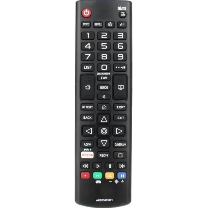 Telecommande lg akb75675321 akb75675327 televiseur lg