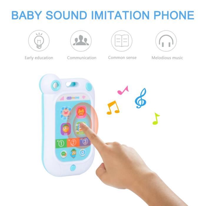 Bebe Son Imitation Telephone Avec Lumieres Musique Sons Droles Bebe Arreter Pleure Cadeau Jouet Pour Bebes 36 Cdiscount Jeux Jouets